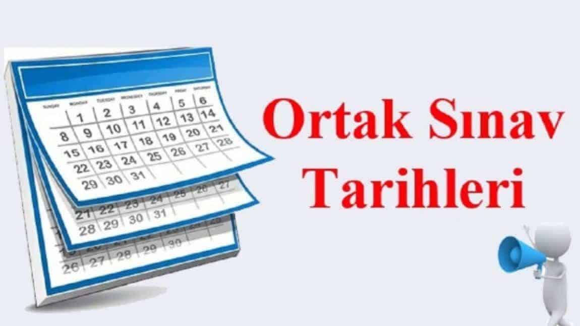 ORTAK SINAV TAKVİMİ YAYIMLANDI
